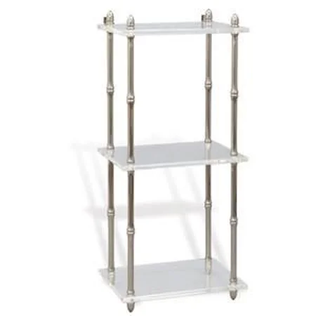 Carmel Nickel Lucite Shelf